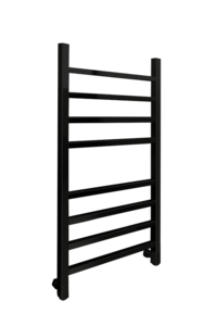 Изображение товара Водяной полотенцесушитель Indigo Aletto 800х500 мм нержавеющая сталь черный муар