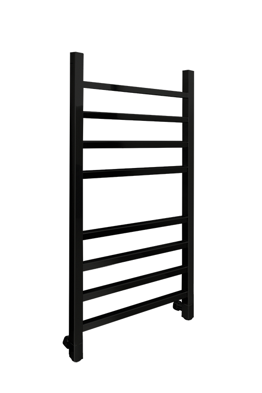 Изображение товара Водяной полотенцесушитель Indigo Aletto 55x85 см черный муар Изображение товара Водяной полотенцесушитель Indigo Aletto 55x85 см черный муар