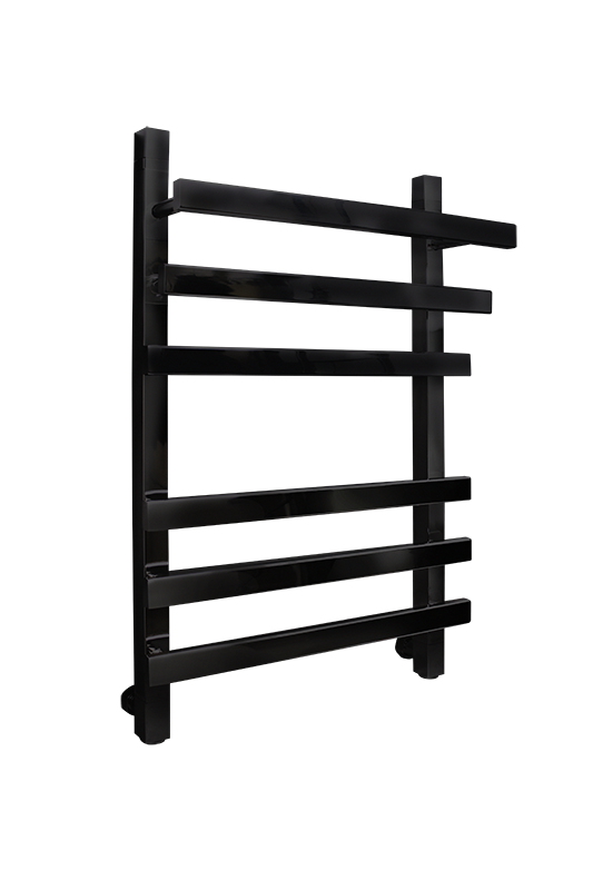 Изображение товара Водяной полотенцесушитель Indigo Askel 600х400 мм нержавеющая сталь черный муар