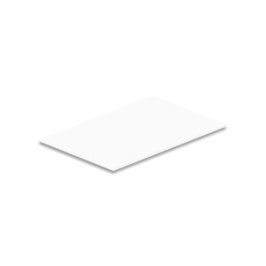 Изображение товара Столешница Radostone Celesta 75 х 49 см, без отверстий, Solid Surface, цвет белый матовый, SKON10758
