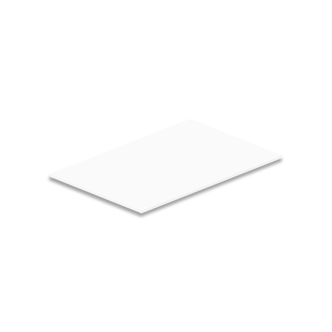 Изображение товара Столешница Radostone Solid Surface 75 х 49 см белый матовый накладная