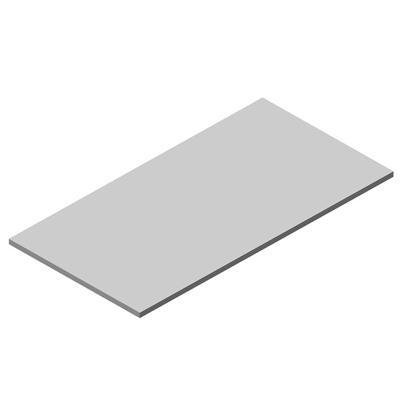 Изображение товара Столешница Radostone Solid Surface 95 х 49 см, без отверстий, цвет белый матовый, SKON10958
