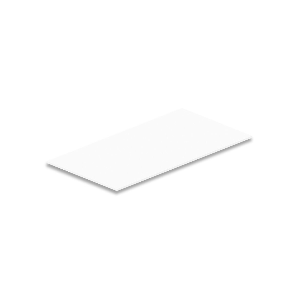 Изображение товара Столешница Radostone Celesta 95 х 49 см, без отверстий, Solid Surface, цвет белый матовый, SKON10958