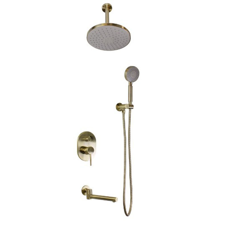 Изображение товара Душевая система Bronze De Luxe Scandi 14582/1BR, скрытый монтаж, с изливом, бронза