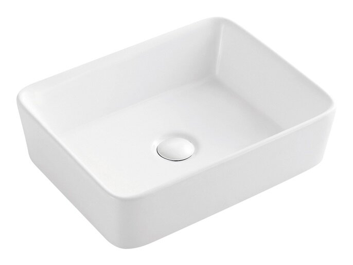 Изображение товара Раковина Azario 47.5 см накладная, без перелива, белый, AZ-2074