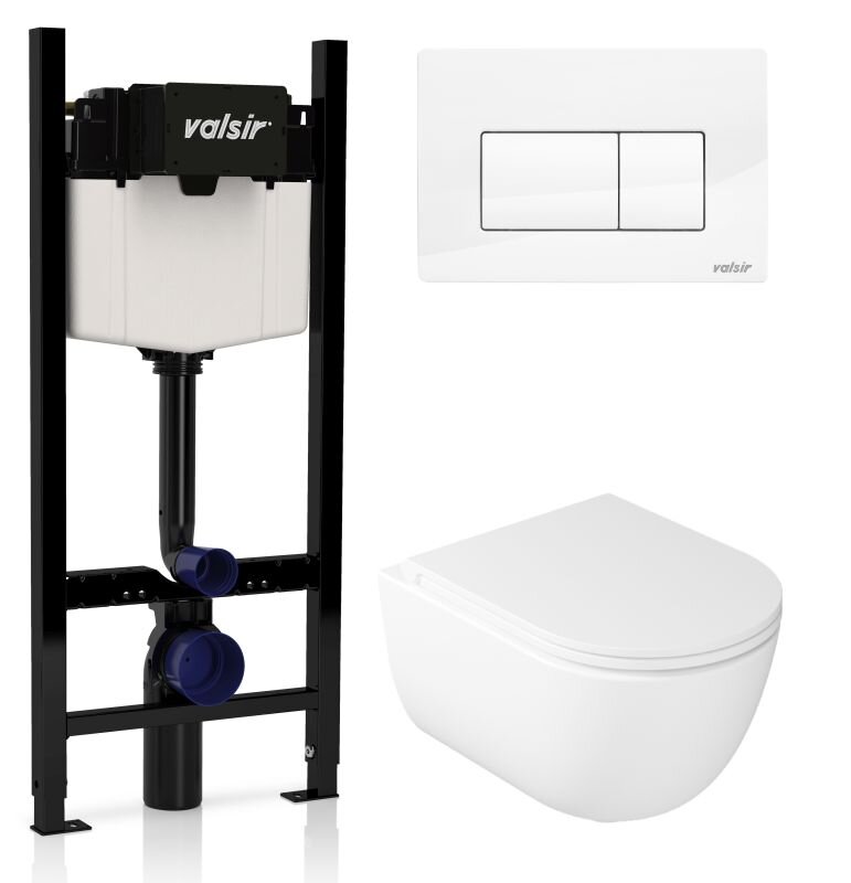 Изображение товара Инсталляция Valsir с унитазом Galassia Dream 7334 и сиденьем 7330