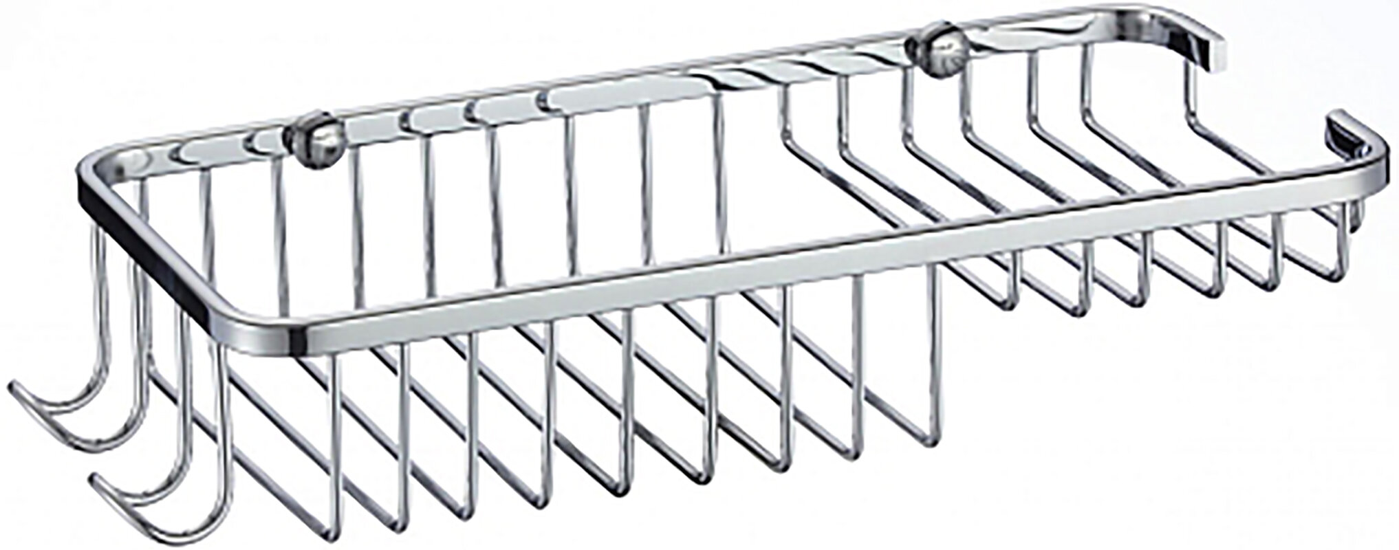 Изображение товара Полка Savol из нержавеющей стали, одинарная, хром, 26.5 см