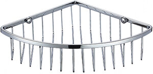 Изображение товара Полка Savol, решетчатая, угловая, цвет хром, S-002514-1