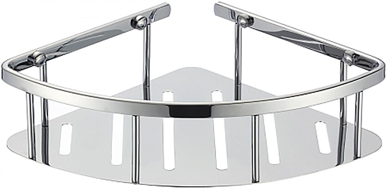 Изображение товара Полка Savol, угловая, цвет хром, S-002677