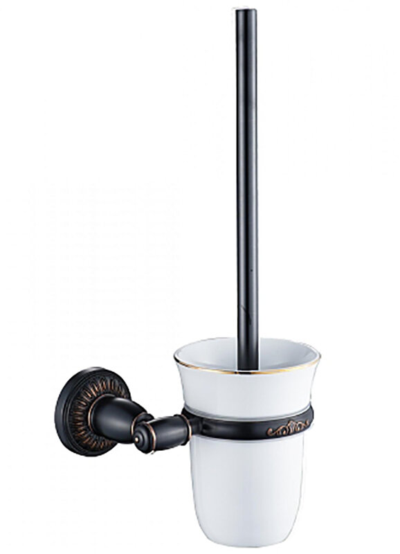 Изображение товара Туалетный ёршик Savol, настенный, цвет черный, S-006694H