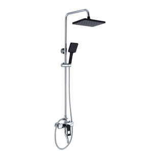 Изображение товара Душевая система Bronze De Luxe Element EL77CB, хром/черный матовый