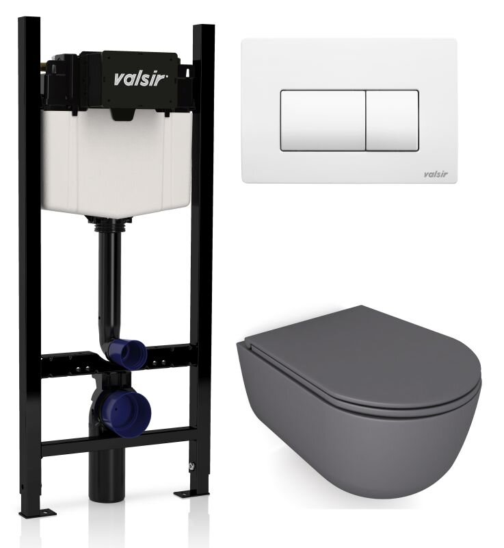 Изображение товара Безободковый унитаз Dream 7334GM + инсталляция WINNER S BLOCK