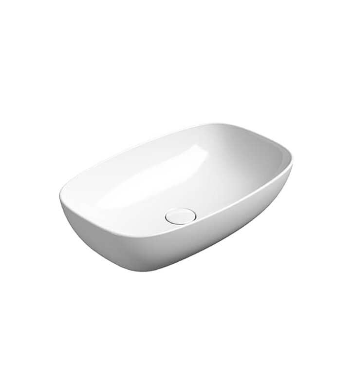 Изображение товара Раковина GSI Nubes 978311 накладная белый глянцевый 60x38 см Изображение товара Раковина GSI Nubes 978311 накладная белый глянцевый 60x38 см
