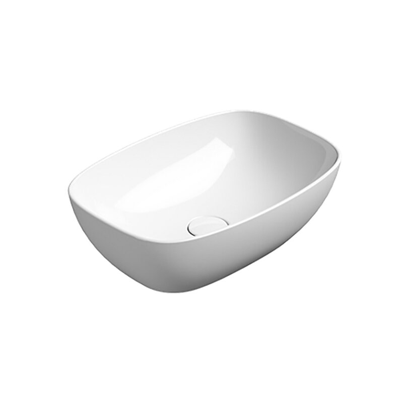 Изображение товара Раковина GSI Nubes 978411 накладная, 50 x 35 см, белый глянцевый Изображение товара Раковина GSI Nubes 978411 накладная, 50 x 35 см, белый глянцевый