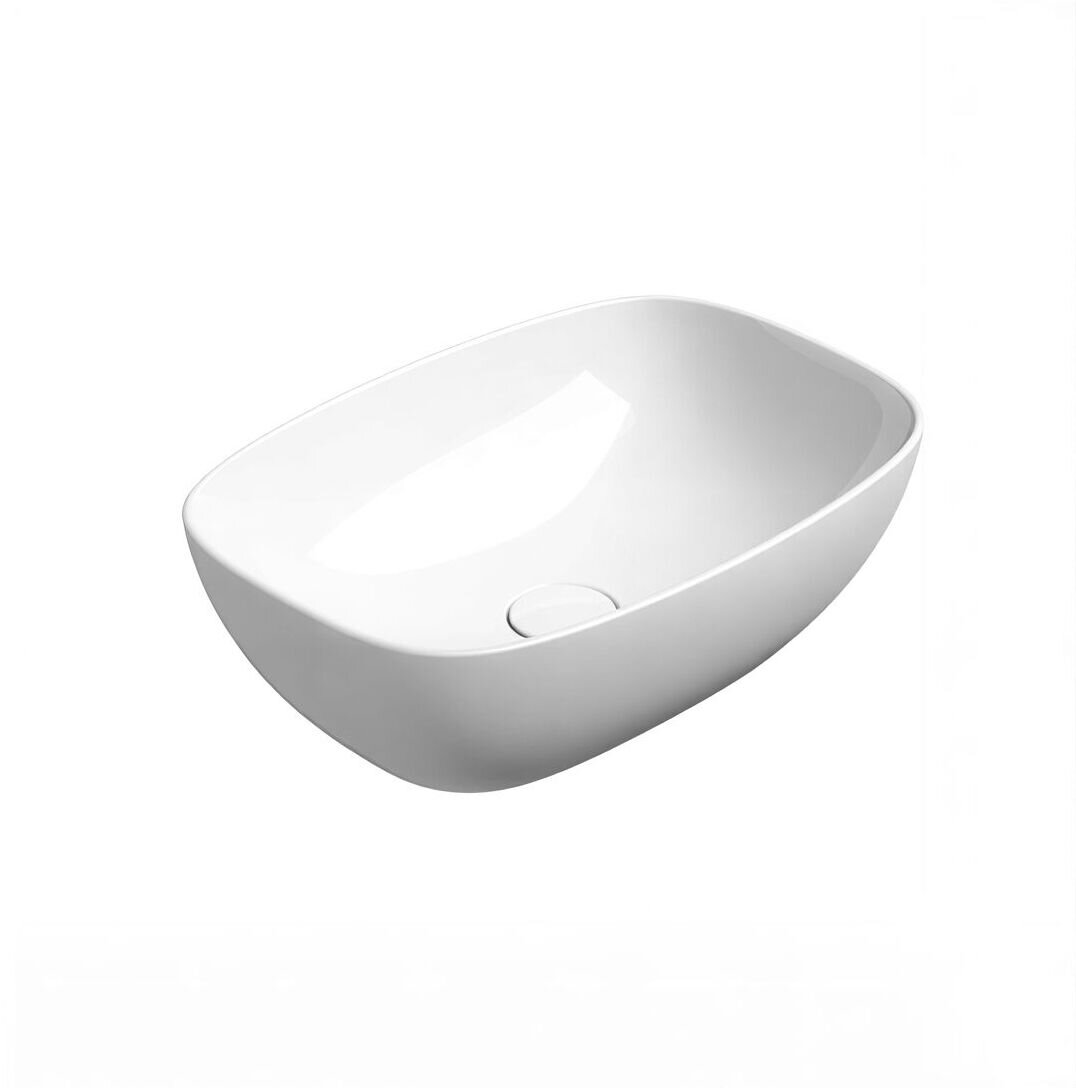 Изображение товара Раковина GSI Nubes 978411 накладная, 50 x 35 см, белый глянцевый Изображение товара Раковина GSI Nubes 978411 накладная, 50 x 35 см, белый глянцевый