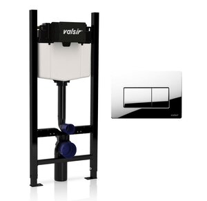 Изображение товара Инсталляция для унитаза Valsir Winner S KIT P1 CR VS0853202, клавиша хром