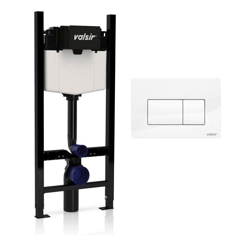 Изображение товара Инсталляция для унитаза Valsir Winner S KIT P1 WG с механической клавишей