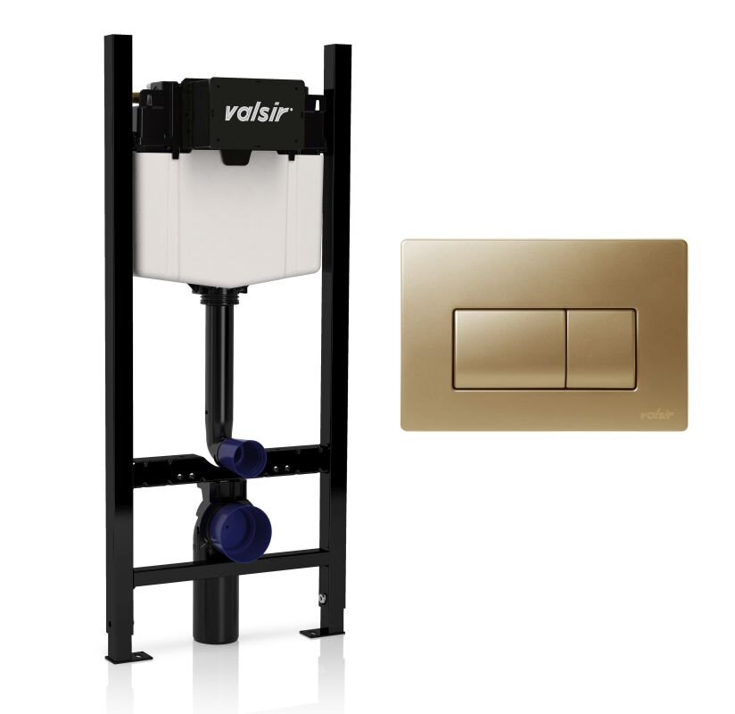 Изображение товара Инсталляция для унитаза Valsir Winner S KIT P1 MG VS0853202 золото матовое