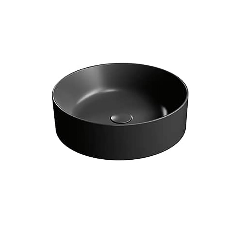 Изображение товара Раковина GSI Kube X накладная, 45 x 45 см, черный матовый, 942726