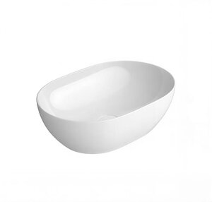 Изображение товара Раковина GSI Pura 886011 накладная, 50 x 35 см, белый глянцевый