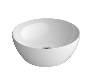 Изображение товара Глянцевая накладная раковина GSI Pura 885111 42x42 см белая Италия