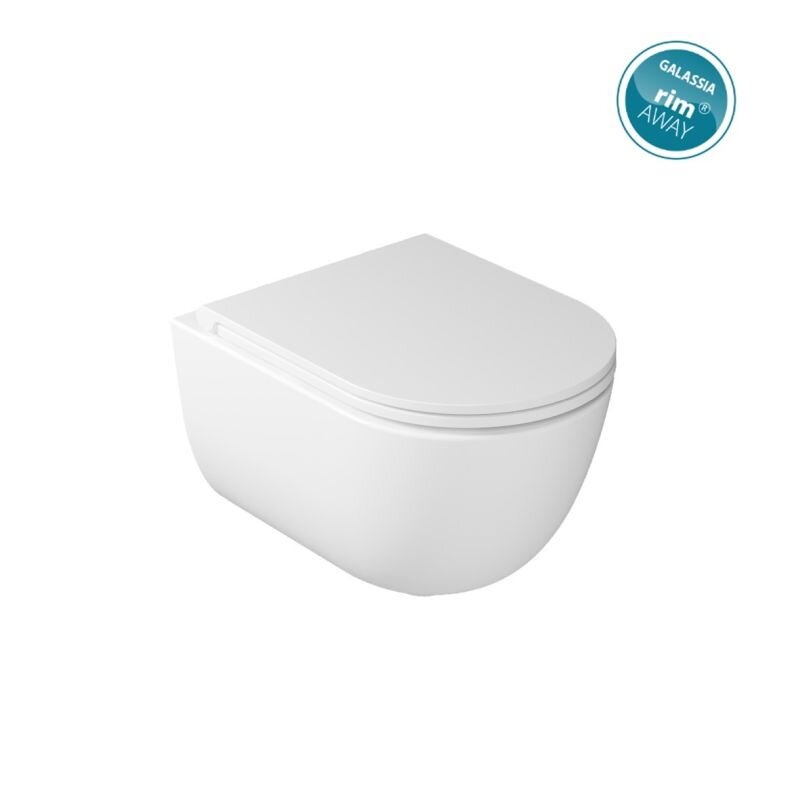 Изображение товара Подвесной унитаз Galassia Dream 7334 безободковый белый