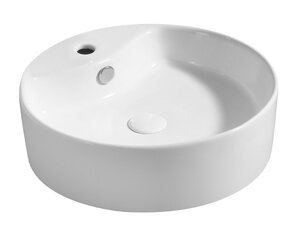 Изображение товара Раковина Azario 46.5 см накладная с переливом белая AZ4104