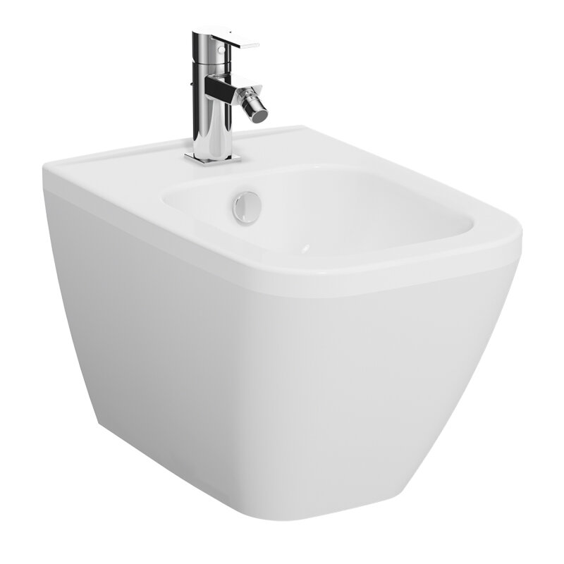 Изображение товара Подвесное биде VitrA Integra Square 540х365 мм, белый, санфарфор, 7083B003-0288