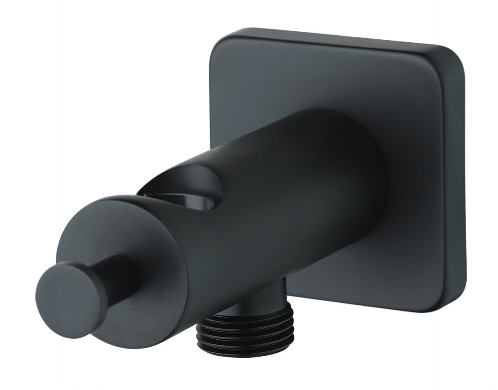 Изображение товара Шланговое подключение Lemark Bronx LM3785BL с держателем черный матовый