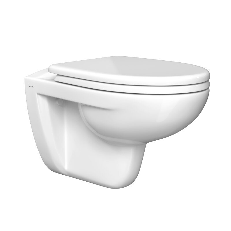 Изображение товара Безободковый подвесной унитаз Vitra S10 SpinFlush 7855B003-0075 с антибактериальной глазурью