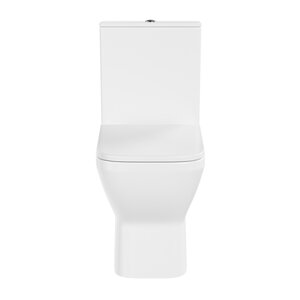 Изображение товара Напольный безободковый унитаз VitrA Integra Square, 9833B003-7205, Open-Back с тонким сиденьем микролифт