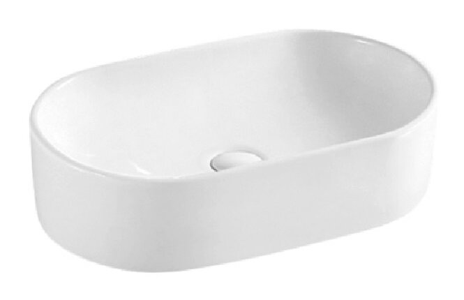 Изображение товара Раковина Azario 52 см накладная без перелива для ванной и кухни белая