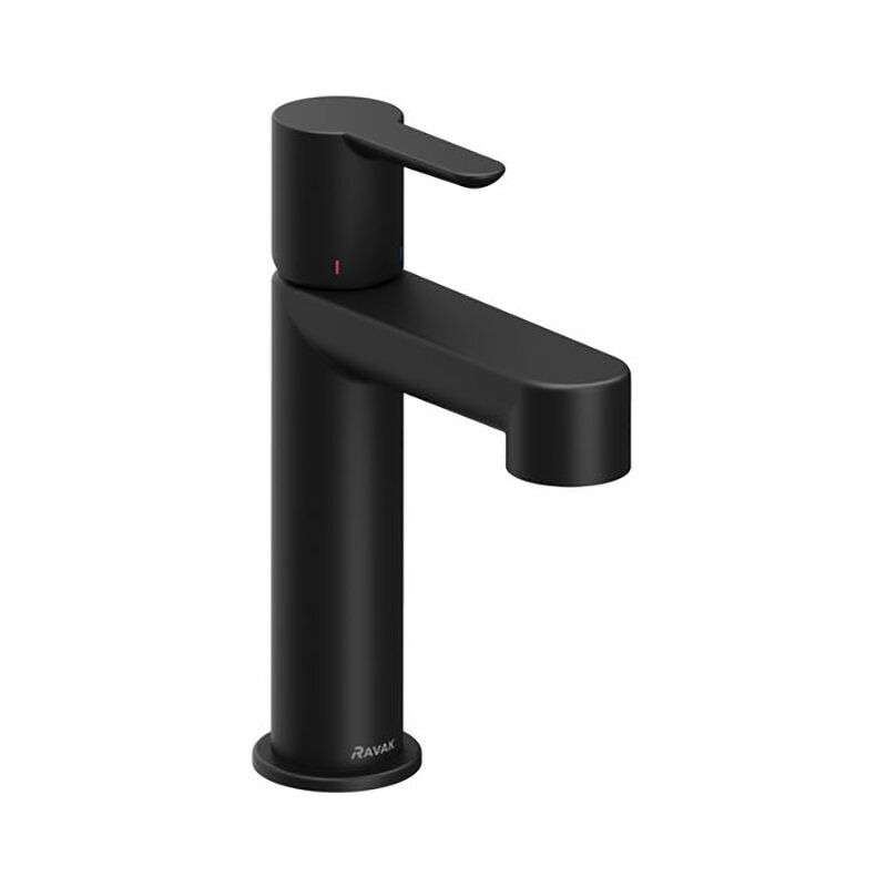 Изображение товара Смеситель для раковины Ravak Puri X070181 Black, 19 см, цвет черный матовый