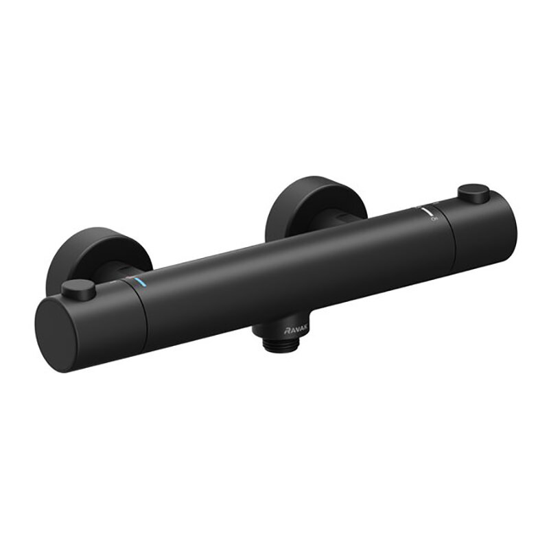Изображение товара Смеситель Ravak Puri X070188 Black (термостат), черный матовый