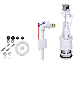 Изображение товара Моноблочный комплект Styron сливной механизм с одной кнопкой STY-734-R