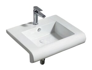 Изображение товара Раковина Azario 60.5 см подвесная с переливом белая модель AZ-40032-605