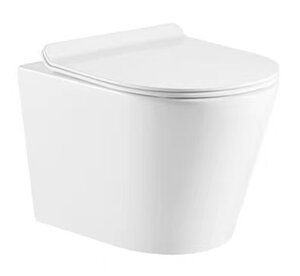 Изображение товара Подвесной безободковый унитаз Azario Vento AZ-2001 SP, крышка микролифт, белый