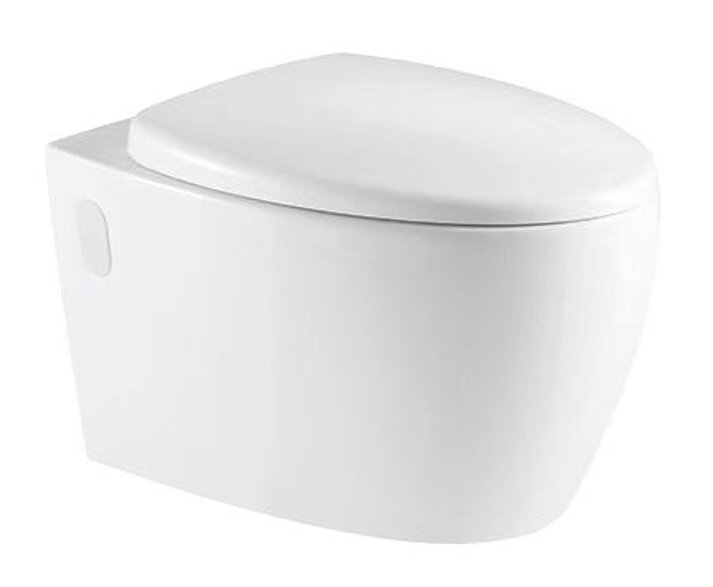 Изображение товара Подвесной безободковый унитаз Azario Deya AZ-2115 с микролифтом белый