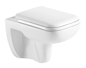 Изображение товара Подвесной безободковый унитаз Azario Pavia AZ-2005, крышка микролифт, белый