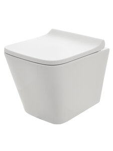 Изображение товара Подвесной безободковый унитаз Aquame AQM2004 с сиденьем микролифтом