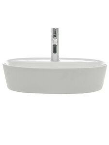 Изображение товара Раковина Aquame накладная 50 см белая глянцевая фаянс Италия