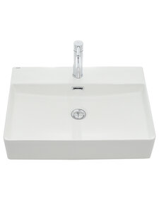 Изображение товара Раковина Aquame накладная 60 см белый глянцевый модель AQM5004