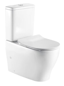Изображение товара Напольный оборудованный унитаз Azario Maro AZ-2154 безободковый белый с микролифтом