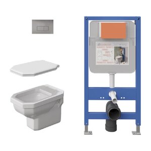 Изображение товара Caprigo GBR-100 Duo: подвесной унитаз Tempo 4703 с инсталляцией Изображение товара Caprigo GBR-100 Duo: подвесной унитаз Tempo 4703 с инсталляцией