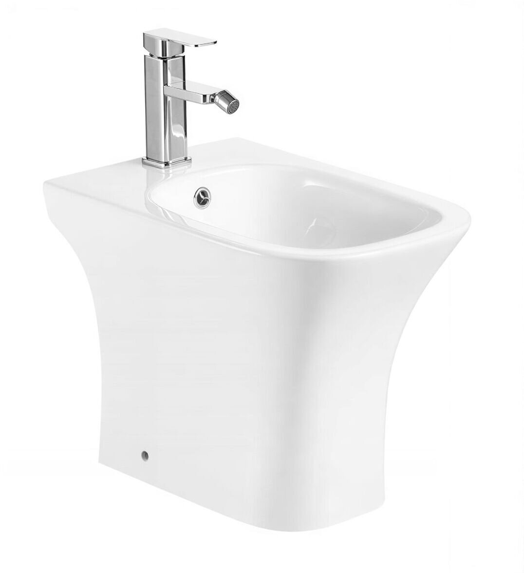 Изображение товара Биде напольное Azario Fretta AZ-1215C Square, белый