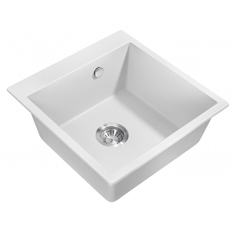 Изображение товара Кухонная мойка Milacio Murcia 51 Cuarzo белая