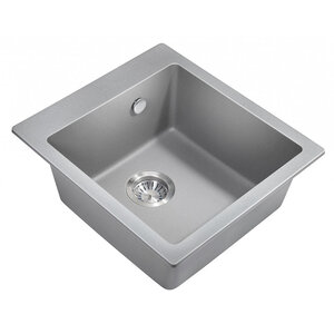 Изображение товара Кухонная мойка Milacio Murcia MC.77033 46 Cuarzo серый металлик, кварцевый камень