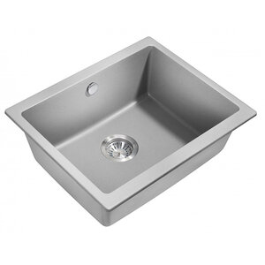 Изображение товара Кухонная мойка Milacio Leon MC.77083 55 Cuarzo серый металлик