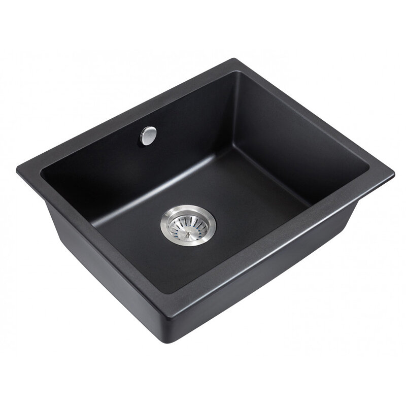 Изображение товара Кухонная мойка Milacio Leon MC.77081 55 Cuarzo черный матовый
