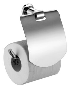 Изображение товара Держатель туалетной бумаги Azario Forny AZ-88310 с крышкой хром настенный